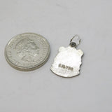 Sterling Silver Enamel Scotland Charm Pendant Vintage c1970