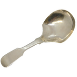 Victorian Sterling Silver Tea Caddy Spoon Antique 1854 Birmingham G. Unite
