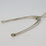 Sterling Silver Wishbone Form Sugar Tongs Antique 1924 Birmingham