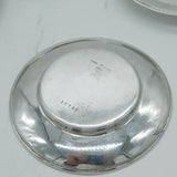 Asprey & Co. Edwardian Sterling Silver Set of Glass Coasters Antique London