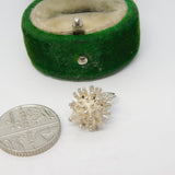 Sterling Silver Hedgehog Charm Pendant Vintage c1970