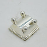 Sterling Silver Queen Victoria Stamp Box Vintage c1970