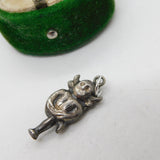 Sterling Silver Lincoln Imp Charm Pendant Vintage c1970