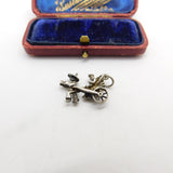 Sterling Silver Rickshaw Charm Pendant Vintage c1970