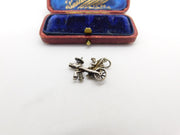 Sterling Silver Rickshaw Charm Pendant Vintage c1970