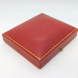 Goldsmiths Crown Jewellers Tooled Leather Jewellery Bracelet Box Vintage