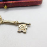 Sterling Silver Nuvo 21st Birthday Key Charm Pendant Vintage c1970