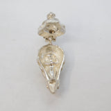 Sterling Silver Genie In Lamp Opening Charm Pendant Vintage c1970