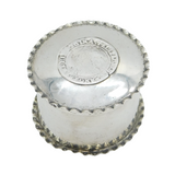 Victorian Sterling Silver Queen Elizabeth I Shilling Coin Set Box Antique 1894