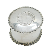 Victorian Sterling Silver Queen Elizabeth I Shilling Coin Set Box Antique 1894