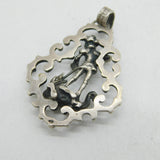 19th Century Austro-Hungarian George Slaying the Dragon Pendant Antique