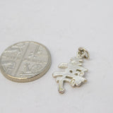 Sterling Silver Chinese Good Luck Charm Pendant Vintage c1970