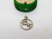 Sterling Silver Aries the Ram Charm Pendant Vintage c1970