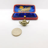 Sterling Silver Genie's Lamp Charm Pendant Vintage c1970