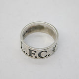 Sterling Silver Liverpool Football Club Supporters Ring Vintage c1990s