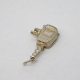 Sterling Silver Opening Lady in the Camera Charm Pendant Vintage c1970