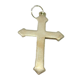 Sterling Silver Cross Charm Pendant Vintage c1970