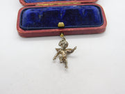 Sterling Silver Cupid Classical Charm Pendant Vintage c1970