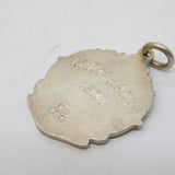 Sterling Silver & Enamel 'Half Mile' Sporting Fob Medal Antique 1931 Birmingham