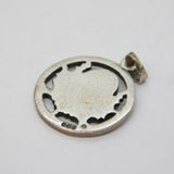 Ortak Sterling Silver Scottish Thistle Pendant Vintage 1992 Edinburgh