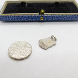 Sterling Silver & Enamel Stratford-On-Avon Charm Pendant Vintage c1970