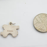 Sterling Silver Canon Charm Pendant Vintage c1970