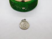 Sterling Silver Small St Christopher Travel Charm Pendant Vintage c1970