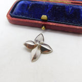 Sterling Silver Little Flower Charm Pendant Vintage c1970