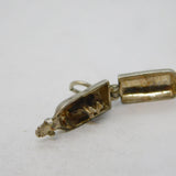 Sterling Silver Opening Wine Bottle Charm Pendant Vintage c1970s