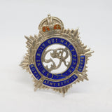 WWII Sterling Silver & Enamel Royal Army Service Corps Sweetheart Brooch