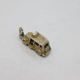 Sterling Silver Opening Old Car With Figure Inside Charm Pendant Vintage c1970