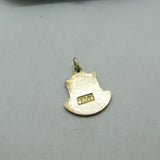 Sterling Silver Bourton-on-the Water Traveler Shield Charm Pendant Vintage c1970