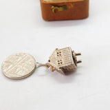 Sterling Silver Weathervane Fair or Bad Rotating Charm Pendant Vintage c1970