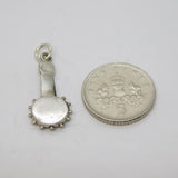 Sterling Silver Banjo Charm Pendant Vintage c1970