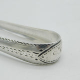 Irish George III Sterling Silver Sugar Tongs Antique Dublin John Power