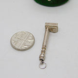 Sterling Silver Signal Tower Charm Pendant Vintage c1970