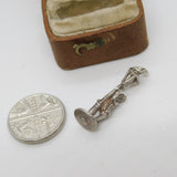 Sterling Silver Singing in the Rain Charm Pendant Vintage c1970