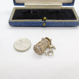 Sterling Silver Lidded Stein Tankard Charm Pendant Vintage c1970