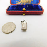 Sterling Silver Golf Clubs Charm Pendant Vintage c1970