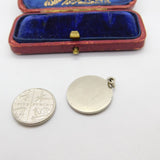 Sterling Silver St Christopher Charm Pendant Vintage c1970