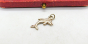 Sterling Silver Dolphin Charm Pendant Vintage c1970