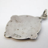 Sterling Silver Athletics Long Jump Fob Medal Vintage 1950 Birmingham