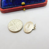 Sterling Silver and Enamel Conwy Travel Shield Charm Pendant Vintage c1970