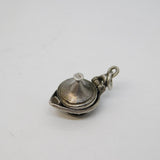 Sterling Silver Genie in the Lamp Charm Pendant Vintage c1970