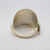 Sterling Silver Handmade Spoon Ring Antique 1938 Birmingham