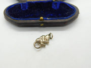 Sterling Silver Little Monkey Figurine Charm Pendant Vintage c1970