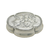 Victorian Sterling Silver Reynold's Angels Pill Box Antique 1897 Birmingham