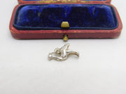 Sterling Silver Ostrich Charm Pendant Vintage c1970