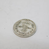 King Edward VII Sterling Silver Maudy Two Pence Coin Antique 1904 Fine Condition