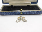 Sterling Silver Little Child's Shoes Charm Pendant Vintage c1970